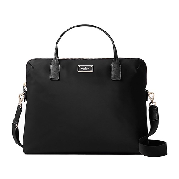 kate spade Handbags - NWT Kate Spade Black Nylon Laptop Work Bag